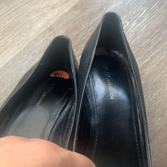 Bcbg generation black wedge heels size 8 1/2 GUC ❤️ - Picture 16 of 16
